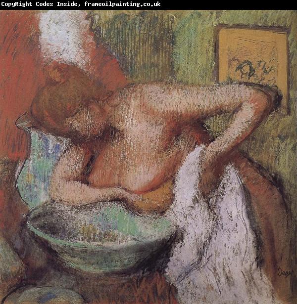 Edgar Degas Lady in the bathroom